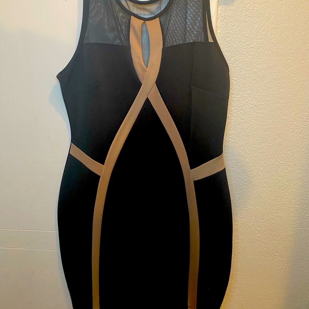 Plus size stretchy dress